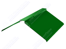 Планка конька плоского 150 150 0,4 2м стандарт ПЭ RAL6029 зеленая мята К-512