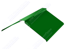 Планка конька плоского простого 150 150 0,4 2м стандарт ПЭ RAL6029 зеленая мята К-511