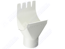 Воронка желоба GrandLine 150 100 металл RAL9003 сигнально-белый