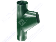 Тройник трубы GrandLine 90 металл RAL6005 зеленый мох