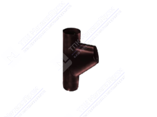 Тройник трубы GrandLine 90 металл RAL8017 шоколад