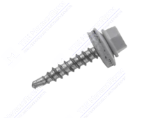 Саморез 4,8 35 KPcZP с прокладкой RAL7004 сигнально-серый