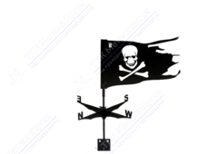 Флюгер BORGE Пиратский флаг 490 380