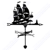 Флюгер BORGE Корабль 490 380