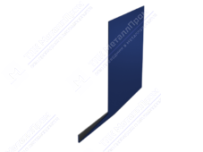 Планка карнизная 100 65 0,45 2м стандарт ПЭ RAL5002 ультрамарин К-509