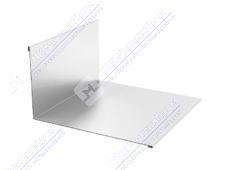 Планка примыкания верхняя 145 250 0,45 2м стандарт ПЭ RAL9002 серо-белый К-501