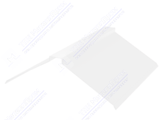 Планка конька плоского 190 190 0,45 3м стандарт ПЭ RAL9003 сигнально-белый К-512