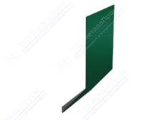 Планка карнизная 100 65 0,4 2м стандарт ПЭ RAL6005 зеленый мох К-509