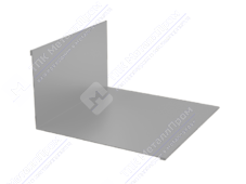 Планка примыкания верхняя 145 250 0,4 2м стандарт ПЭ RAL9002 серо-белый К-501